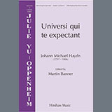 Cover Art for "Universi Qui Te Expectant - Violin 1" by Johann Michael Hayden
