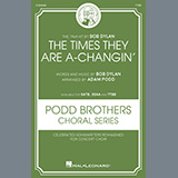 Cover Art for "The Times They Are A-Changin' (arr. Adam Podd)" by Bob Dylan