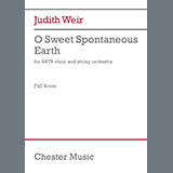 Cover Art for "O Sweet Spontaneous Earth (Study Score)" by Judith Weir