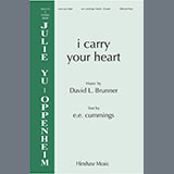 Cover Art for "i carry your heart" by David L. Brunner