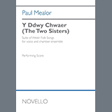 Cover Art for "Y Ddwy Chwaer (The Two Sisters) (full score) - Full Score" by Paul Mealor