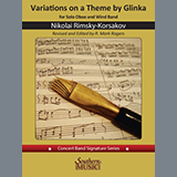 Carátula para "Variations on a Theme by Glinka for Solo Oboe and Wind Band (arr. Rogers) - Percussion" por Nicolai Rimsky-Korsakov