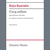 Cover Art for "Cinq reflets (vocal score)" by Kaija Saariaho