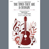 Cover Art for "The Times They Are A-Changin' (arr. Kirby Shaw)" by Bob Dylan
