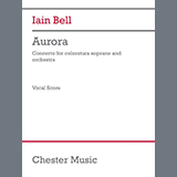 Cover Art for "Aurora (Vocal score)" by Iain Bell