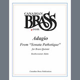 Cover Art for "Adagio from Sonata Pathetique - Trombone" by Canadian Brass