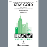 Carátula para "Stay Gold (from The Outsiders) (arr. Roger Emerson)" por Jonathan O'Neal, Zachry Chance Bearden and Justin Levine