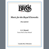 Cover Art for "Music for the Royal Fireworks - Trombone" by Canadian Brass