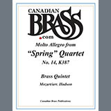 Cover Art for "Molto Allegro from Spring Quartet, No. 14, K 387" by Canadian Brass