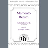 Cover Art for "Momento Rerum" by Isabella Leonarda
