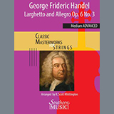 Carátula para "Larghetto and Allegro Op. 6 No. 3 (arr. Whittington) - Full Score" por George Frideric Handel