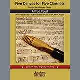 Carátula para "Five Dances for Five Clarinets" por Alfred Reed