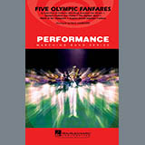 Abdeckung für "Five Olympic Fanfares - Full Score" von Paul Lavender