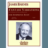 Cover Art for "Fantasy Variations on a Theme of Paganini - Percussion 3 & 4" by James Barnes