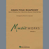 Couverture pour "Asian Folk Rhapsody - Bb Clarinet 3" par Richard L. Saucedo