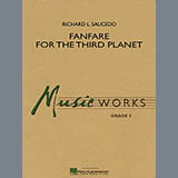 Couverture pour "Fanfare for the Third Planet - Percussion 2" par Richard L. Saucedo