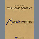 Abdeckung für "Symphonic Portrait (based on Our Director) - Percussion 1" von Michael Brown
