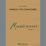 Cover Art for "March to Concord" by Rick Kirby