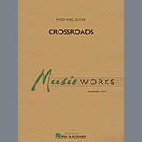 Abdeckung für "Crossroads - Conductor Score (Full Score)" von Michael Oare