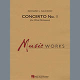 Cover Art for "Concerto No. 1 (for Wind Orchestra) - Euphonium in Treble Clef" by Richard L. Saucedo
