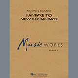 Cover Art for "Fanfare for New Beginnings" by Richard L. Saucedo