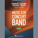 Cover Art for "Music from Demon Slayer: Mugen Train (arr. Michael Brown) - Eb Alto Saxophone 2" by Go Shiina and Yuki Kajiura
