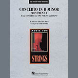 Abdeckung für "Concerto In D Minor (Movement 1) (arr. Larry Moore) - Violin 1" von Johann Sebastian Bach