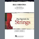 Couverture pour "Blue Christmas (arr. Ted Ricketts) - Conductor Score (Full Score)" par Elvis Presley