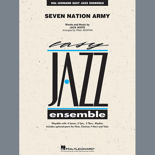Seven Nation Army Baritone Sax Sheet Music Paul Murtha Jazz Ensemble