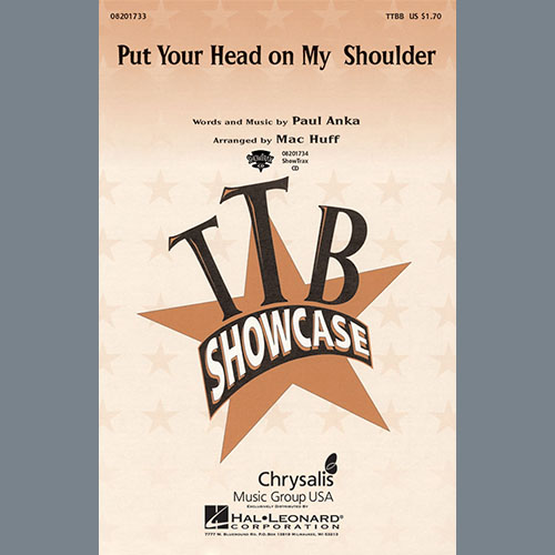 Put Your Head On My Shoulder Karaoke Put Your Head On My Shoulder von Paul Anka (Download) » Chornoten