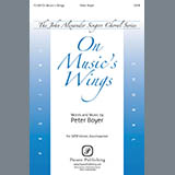 Abdeckung für "On Music's Wings" von Peter Boyer