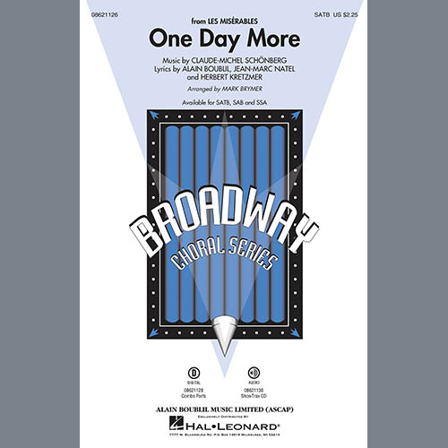One Day More From Les Miserables Arr Mark Brymer Partituras Boublil Schonberg Satb Coro