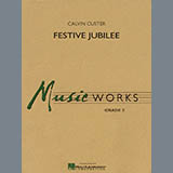 Cover Art for "Festive Jubilee - Eb Alto Clarinet" by Calvin Custer