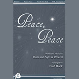 Couverture pour "Peace, Peace (arr. Fred Bock) (Quartet Parts)" par Rick & Sylvia Powell