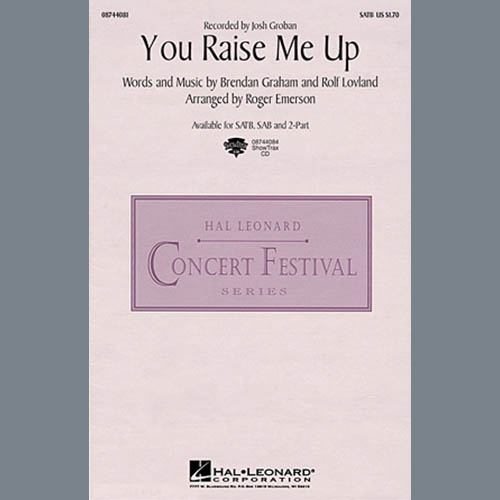 Carátula para "You Raise Me Up" por Roger Emerson