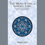 Cover Art for "Thy Word Is Like A Garden, Lord - Percussion" by Dan Forrest