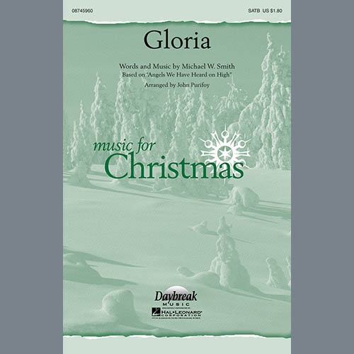 Gloria (arr. John Purifoy) Sheet Music | Michael W. Smith | SAB Choir