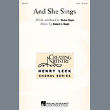 Couverture pour "And She Sings" par Victor Hugo