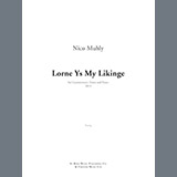 Cover Art for "Lorne Ys My Likinge" by Nico Muhly