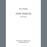 Cover Art for "Fast Dances (for 2 Harps)" by Nico Muhly