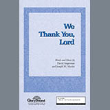 Cover Art for "We Thank You, Lord" by David Angerman