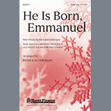 Couverture pour "He Is Born, Emmanuel" par Patrick M. Liebergen
