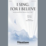 Cover Art for "I Sing, For I Believe" by David Schwoebel