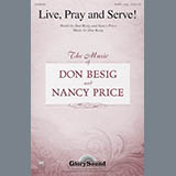Cover Art for "Live, Pray And Serve!" by Don Besig