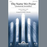 Cover Art for "Thy Name We Praise (Immortal, Invisible) - Bb Trumpet 1" by Robert Sterling