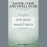 Savior, Come And Dwell In Me Noten