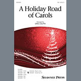 Cover Art for "A Holiday Road of Carols" by Greg Gilpin
