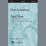 Carátula para "Three Noels" por Clare Grundman