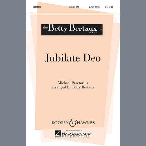 Jubilate Deo - Michael Praetorius Sheet music for Tenor, Bass voice  (Choral)