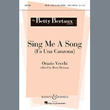 Betty Bertaux Sing Me A Song (Fa Una Canzona) l'art de couverture